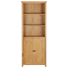 Load image into Gallery viewer, Libreria con 2 Ante 70x30x180 cm in Massello di Rovere