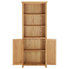 Load image into Gallery viewer, Libreria con 2 Ante 70x30x180 cm in Massello di Rovere