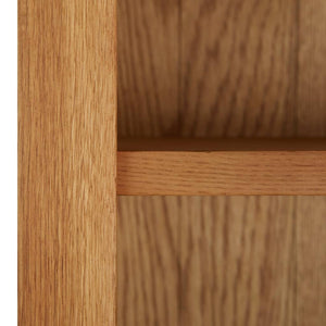 Libreria con 2 Ante 70x30x180 cm in Massello di Rovere