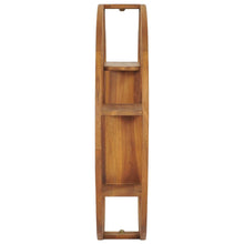 Load image into Gallery viewer, Mensola Yin Yang 100x20x100 cm in Legno Massello di Teak