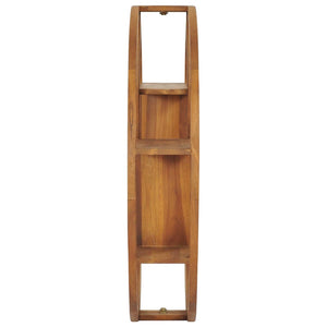 Mensola Yin Yang 100x20x100 cm in Legno Massello di Teak