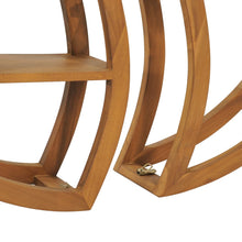 Load image into Gallery viewer, Mensola Yin Yang 100x20x100 cm in Legno Massello di Teak