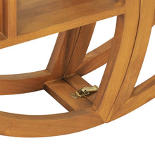 Load image into Gallery viewer, Mensola Yin Yang 100x20x100 cm in Legno Massello di Teak