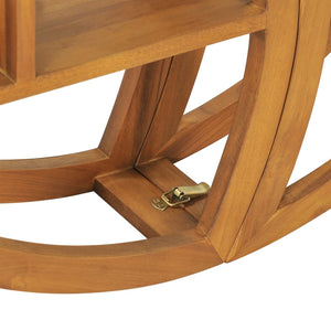 Mensola Yin Yang 100x20x100 cm in Legno Massello di Teak