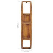 Load image into Gallery viewer, Mensola Yin Yang 100x20x100 cm in Legno Massello di Teak