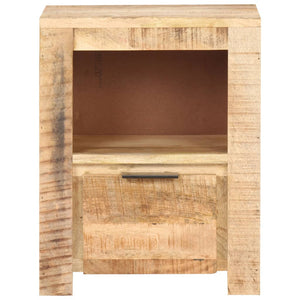 Mobiletto 40x30x50 cm in Legno Massello di Mango Grezzo