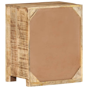 Mobiletto 40x30x50 cm in Legno Massello di Mango Grezzo