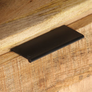 Mobiletto 40x30x50 cm in Legno Massello di Mango Grezzo