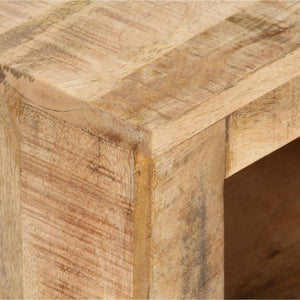 Mobiletto 40x30x50 cm in Legno Massello di Mango Grezzo
