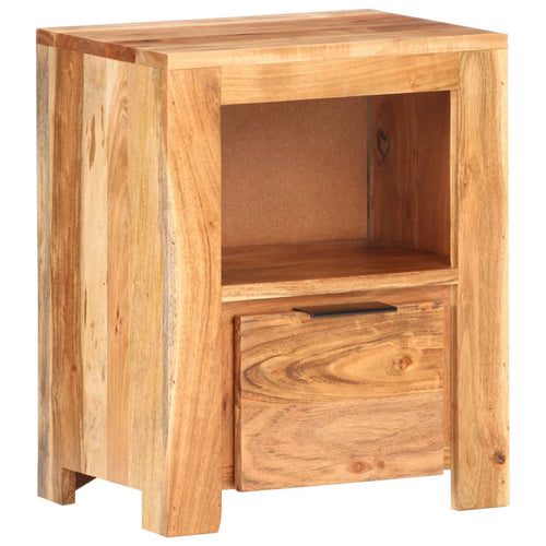 Mobiletto 40x30x50 cm in Legno Massello di Acacia