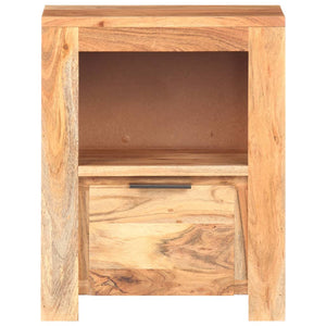 Mobiletto 40x30x50 cm in Legno Massello di Acacia