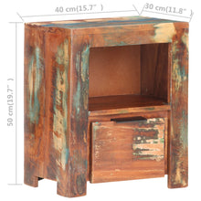 Load image into Gallery viewer, Mobiletto 40x30x50 cm in Legno Massello di Recupero