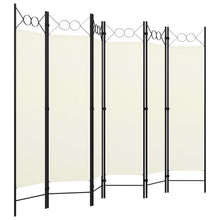 Load image into Gallery viewer, Paravento a 6 Pannelli Bianco 240x180 cm