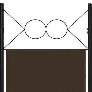 Separè 6 Pannelli Marrone 240x180 cm