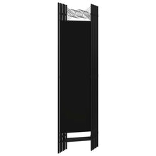 Carica l&#39;immagine nel visualizzatore di Gallery, Separè 6 Pannelli Nero 240x180 cm