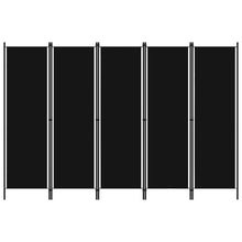 Charger l&#39;image dans la galerie, Separè 5 Pannelli Nero 250x180 cm