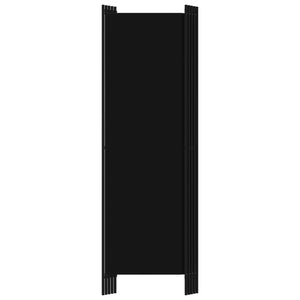 Separè 5 Pannelli Nero 250x180 cm