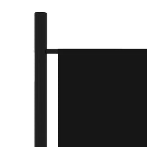 Separè 5 Pannelli Nero 250x180 cm