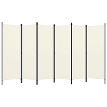 Carica l&#39;immagine nel visualizzatore di Gallery, Paravento a 6 Pannelli Bianco 300x180 cm