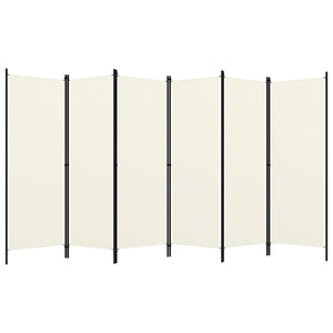 Paravento a 6 Pannelli Bianco 300x180 cm