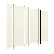 Carica l&#39;immagine nel visualizzatore di Gallery, Paravento a 6 Pannelli Bianco 300x180 cm