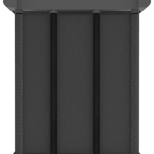 Libreria 15 Vani a Cubo Grigio 103x30x107,5 cm in Acciaio e Tessuto