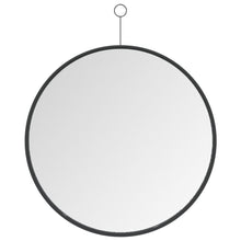 Charger l&#39;image dans la galerie, Specchio Sospeso con Gancio Nero 50 cm
