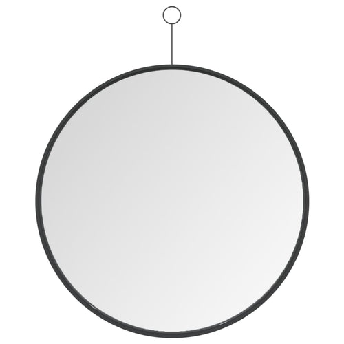 Specchio Sospeso con Gancio Nero 50 cm