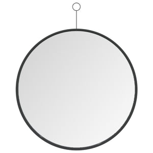 Specchio Sospeso con Gancio Nero 50 cm
