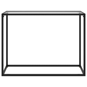 Mobiletto Consolle Trasparente 100x35x75 cm in Vetro Temperato