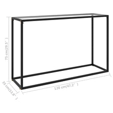 Carica l&#39;immagine nel visualizzatore di Gallery, Mobiletto Consolle Trasparente 120x35x75 cm in Vetro Temperato