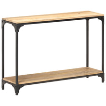 Load image into Gallery viewer, Tavolo Consolle 110x30x75 cm in Legno Massello di Mango
