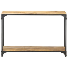 Load image into Gallery viewer, Tavolo Consolle 110x30x75 cm in Legno Massello di Mango
