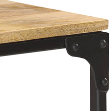 Load image into Gallery viewer, Tavolo Consolle 110x30x75 cm in Legno Massello di Mango
