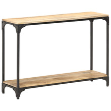 Load image into Gallery viewer, Tavolo Consolle 110x30x75 cm in Legno Massello di Mango