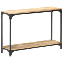 Load image into Gallery viewer, Tavolo Consolle 110x30x75 cm in Legno Massello di Mango