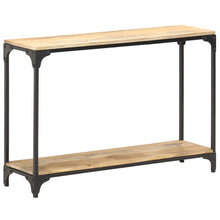 Load image into Gallery viewer, Tavolo Consolle 110x30x75 cm in Legno Massello di Mango