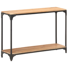 Carica l&#39;immagine nel visualizzatore di Gallery, Tavolo Consolle 110x30x75 cm in Legno Massello di Acacia