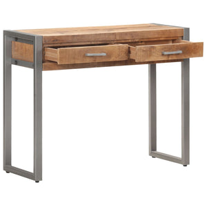 Tavolo Consolle 95x35x75 cm in Legno Massello di Mango
