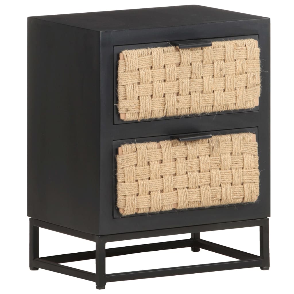 Mobiletto con cassetti 40x30x50 cm in Legno Massello di Mango