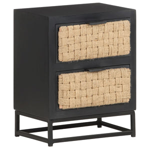 Mobiletto con cassetti 40x30x50 cm in Legno Massello di Mango