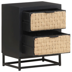 Mobiletto con cassetti 40x30x50 cm in Legno Massello di Mango