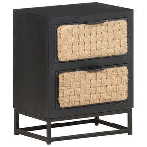 Mobiletto con cassetti 40x30x50 cm in Legno Massello di Mango