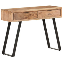 Load image into Gallery viewer, Tavolo Consolle 100x35x76cm in Massello d&#39;Acacia con Bordi Vivi