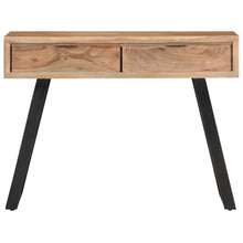 Load image into Gallery viewer, Tavolo Consolle 100x35x76cm in Massello d&#39;Acacia con Bordi Vivi