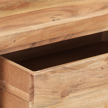 Load image into Gallery viewer, Tavolo Consolle 100x35x76cm in Massello d&#39;Acacia con Bordi Vivi