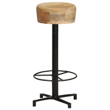 Laden Sie das Bild in den Galerie-Viewer, Sgabelli da Bar 2 pz 76 cm in Legno Massello di Mango