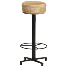 Laden Sie das Bild in den Galerie-Viewer, Sgabelli da Bar 2 pz 76 cm in Legno Massello di Mango