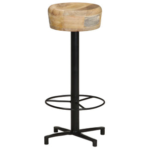 Sgabelli da Bar 2 pz 76 cm in Legno Massello di Mango