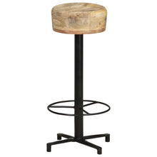 Laden Sie das Bild in den Galerie-Viewer, Sgabelli da Bar 2 pz 76 cm in Legno Massello di Mango